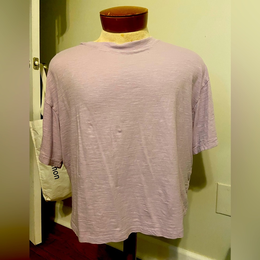 Lilac Crop Tee